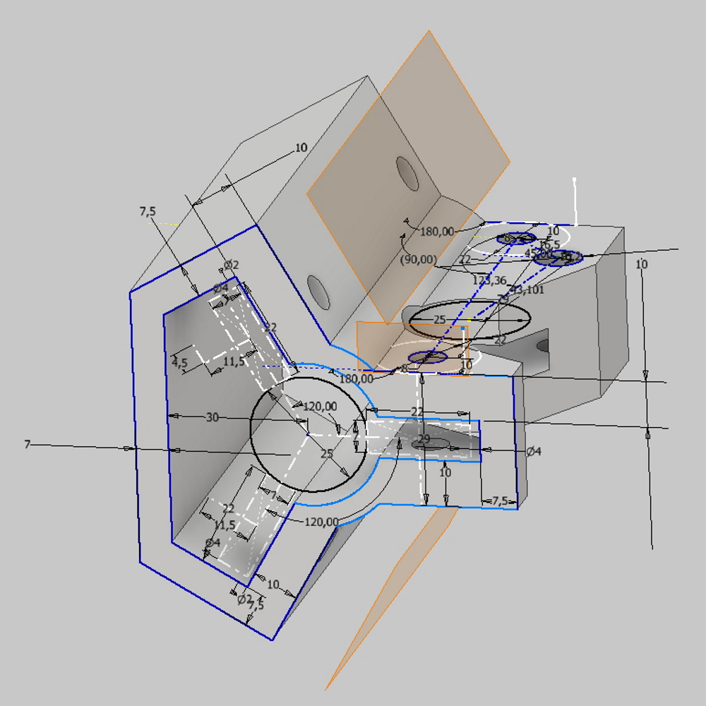 Estructura de la máquina CNC durante el montaje